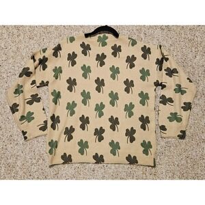 Women's‎ St. Patrick's Day/Shamrock Polyester Sweater Size Large